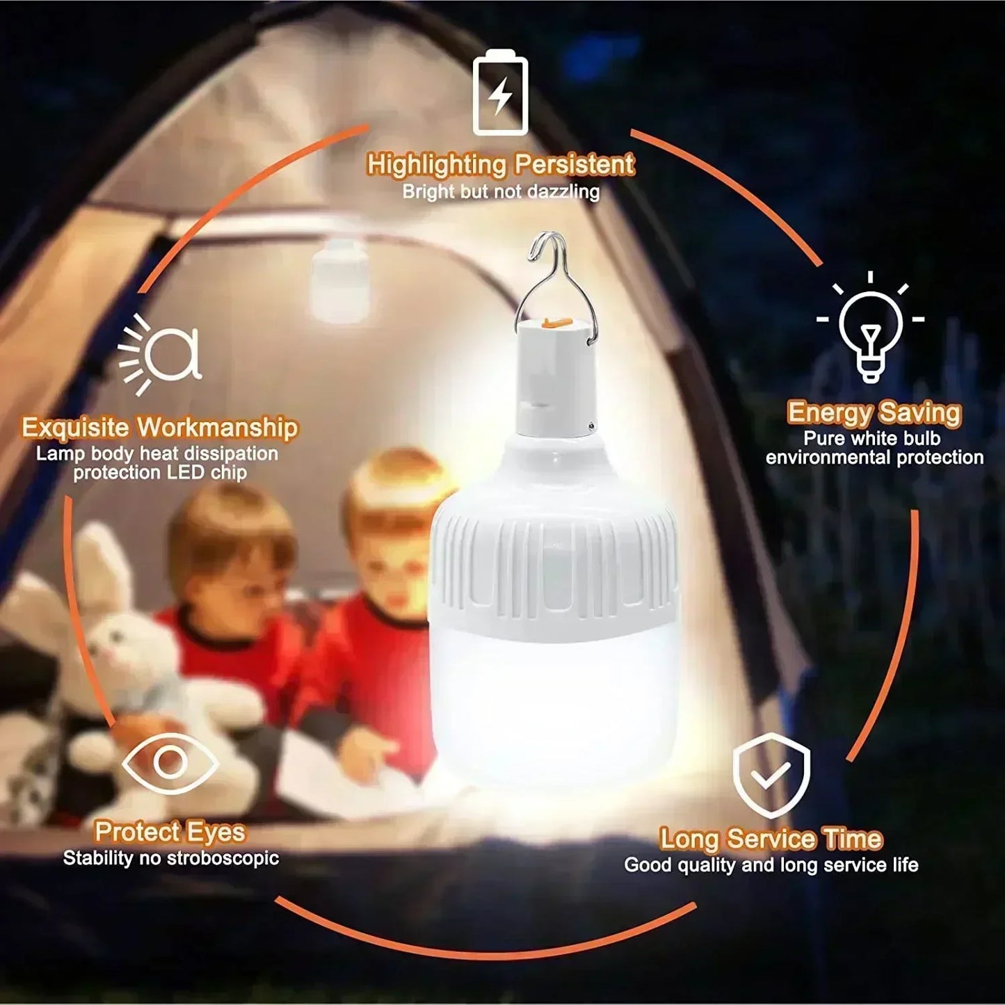 CampKing Outdoor Rechargeable Light